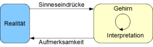 Modell der Wahrnehmung im Konstruktivismus Lernpsychologie